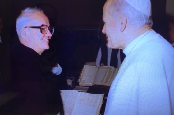 fra Bazilije i Ivan Pavao II