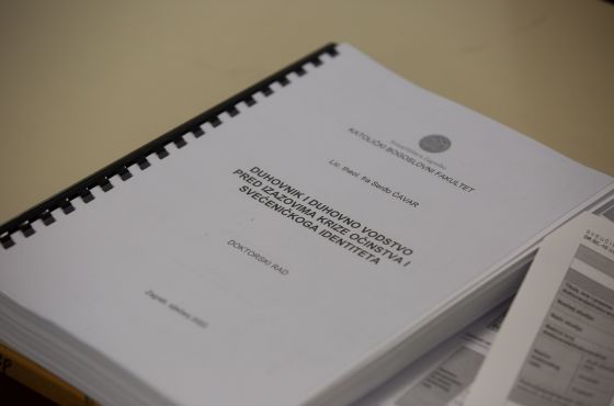 Obrana doktorskog rada fra Josipa Serđe Ćavara