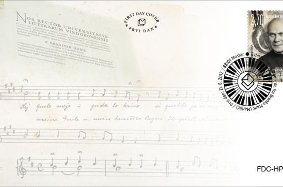 Poštanska marka fra Branka Marića (Marijića)