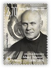 Poštanska marka fra Branka Marića (Marijića)