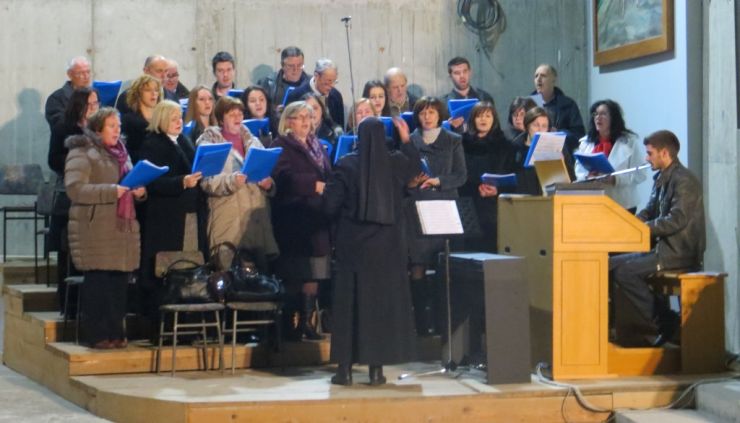 SVETA MISA ZA POBIJENE FRATRE I PUK U MOSTARU 14. 2. 2014.