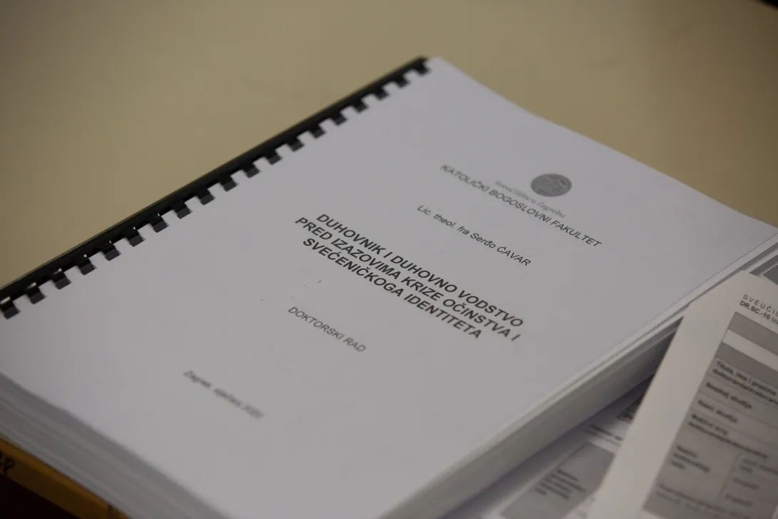Obrana doktorskog rada fra Josipa Serđe Ćavara